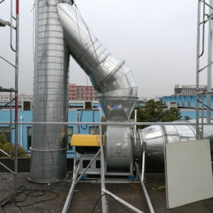 Spraying project of a processing plant in Shanghai